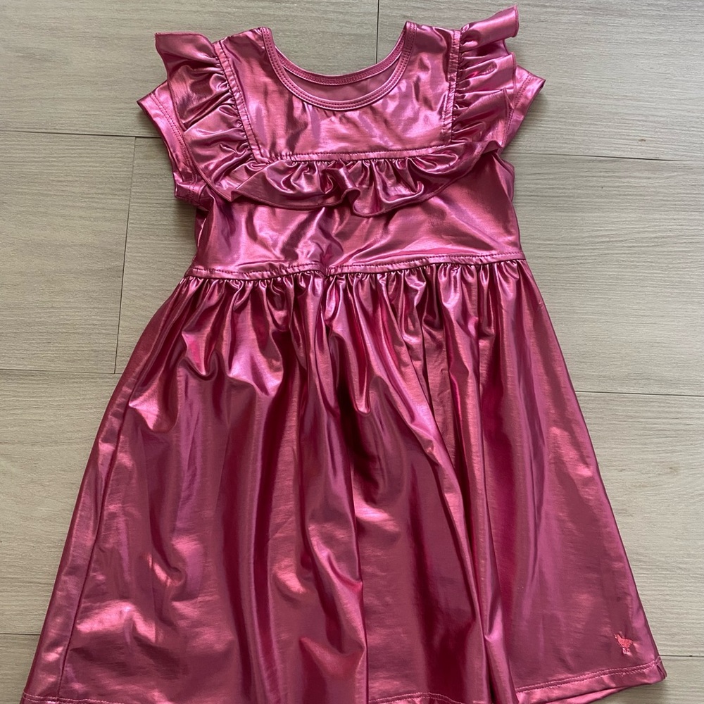 Pink Chicken Pink Flutter Sleeve Sundress